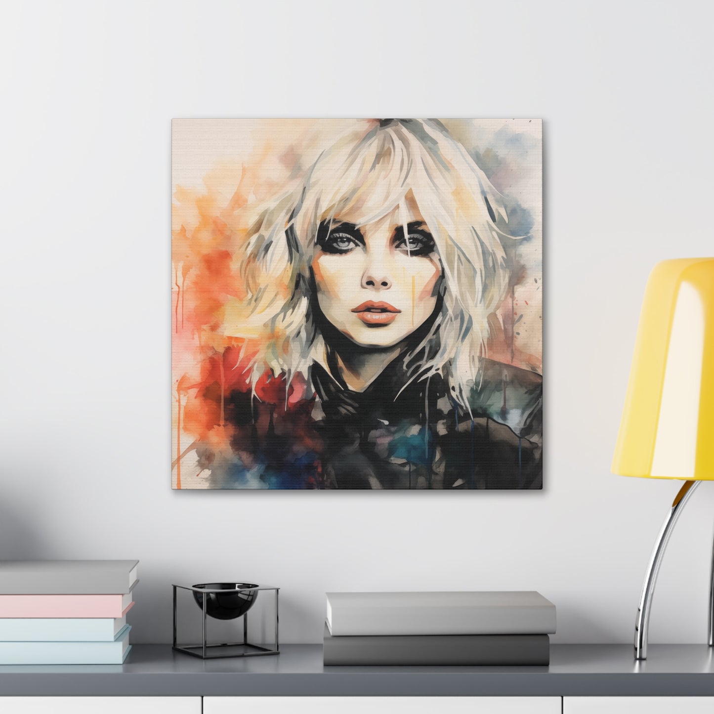 Gallery Wrapped Canvas, Celebrity Inspired, Pop Art Canvas – Debbie