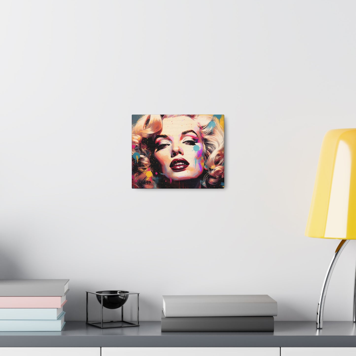 Canvas Wall Art, Gallery Wrapped Pop Art, Celebrity Wall Art – Marilyn Monroe - Abstract