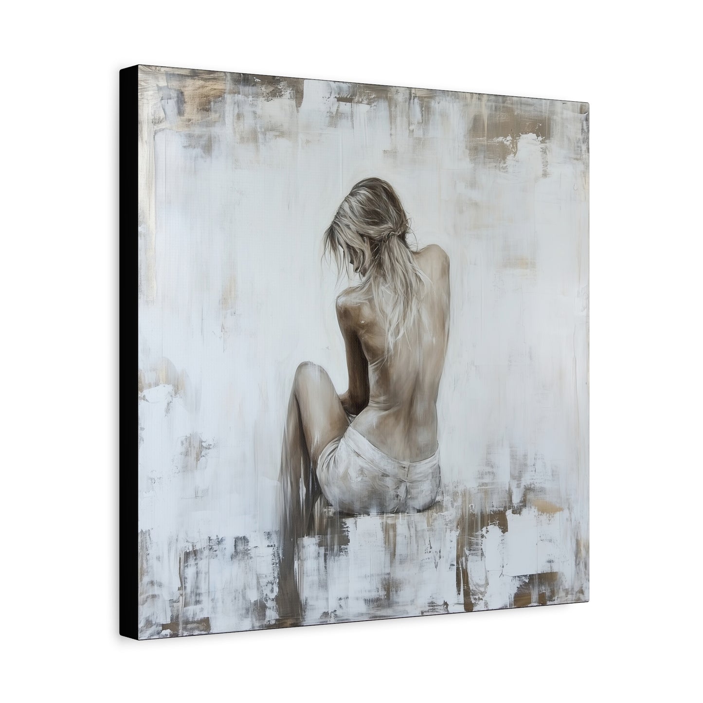 Gallery Wrapped Canvas, Sinners and Saints Art Canvas, Erotic Pinup Art Canvas – Katherine