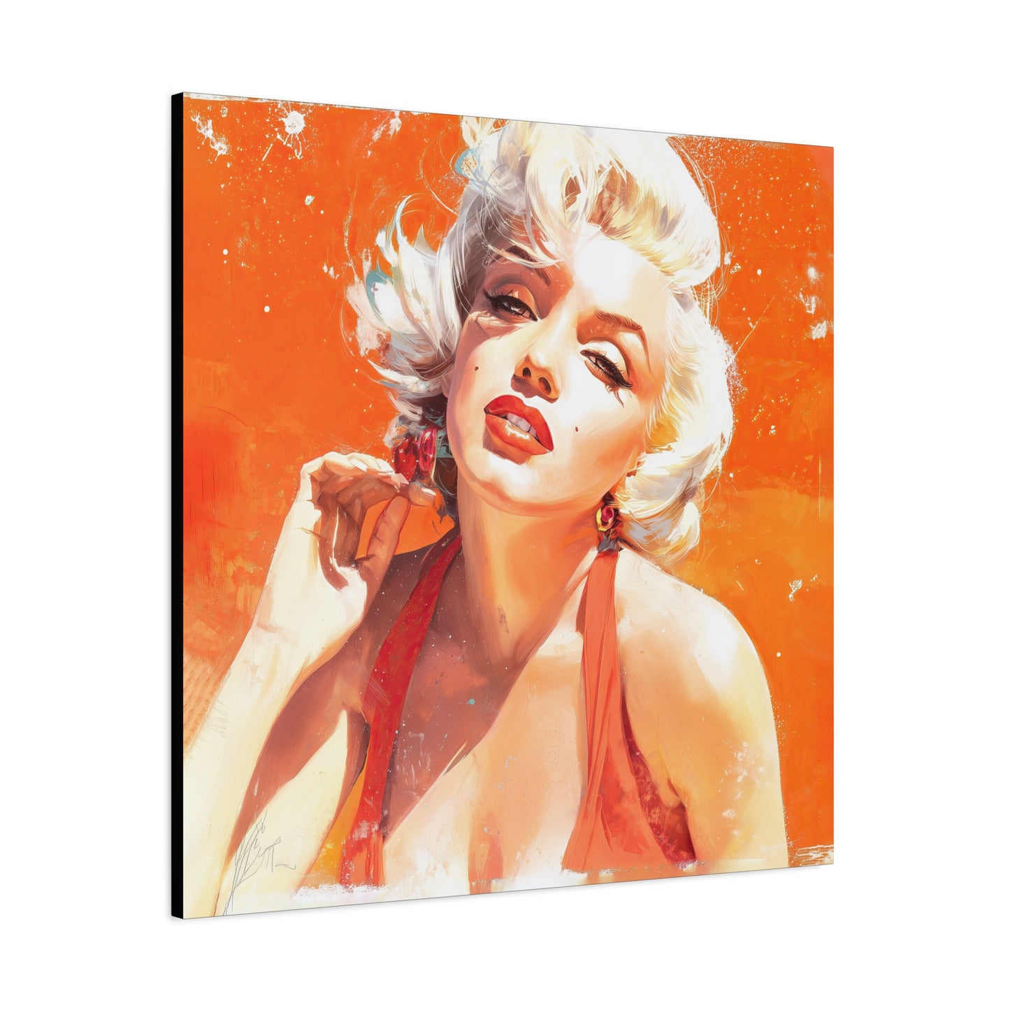 Gallery Wrapped Canvas, The Diva Project Art Canvas, Pinup Art Canvas – Marilyn Monroe - THREE