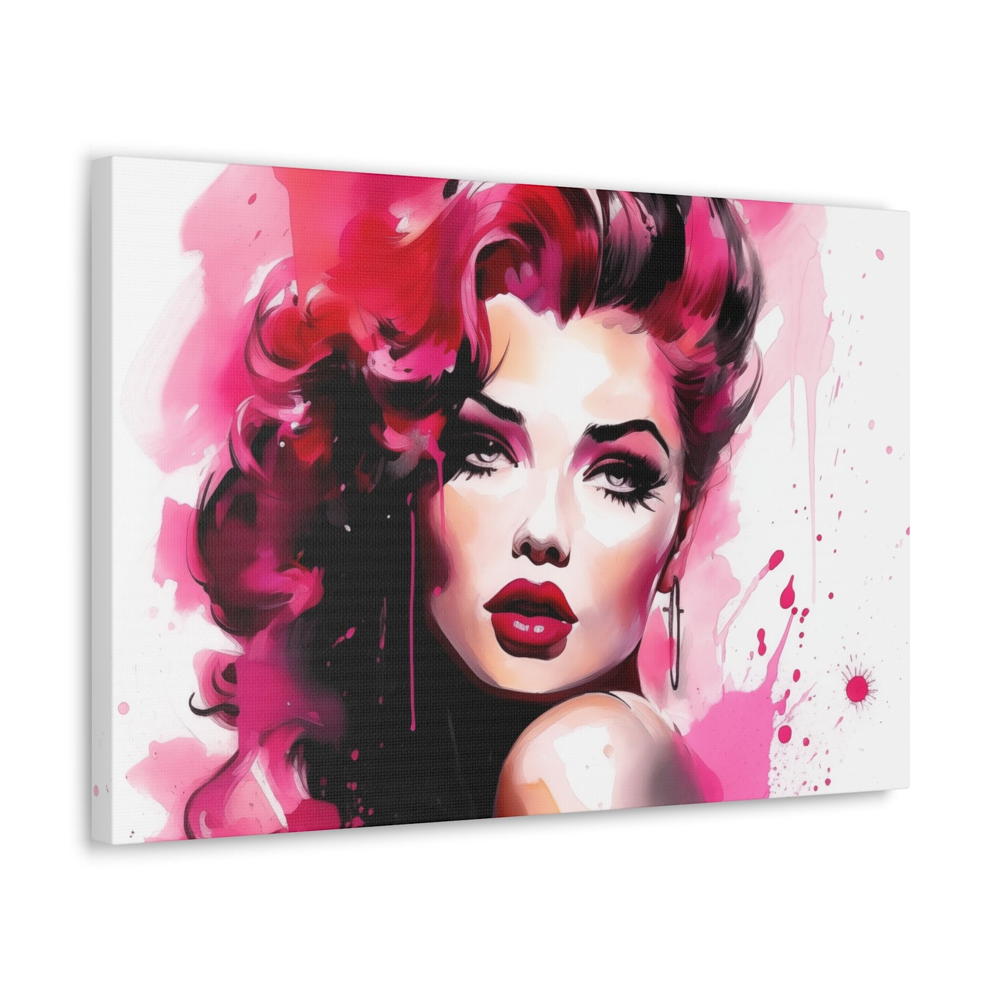 Canvas Wall Art, Gallery Wrapped Pop Art, Diva Wall Art – Thalia