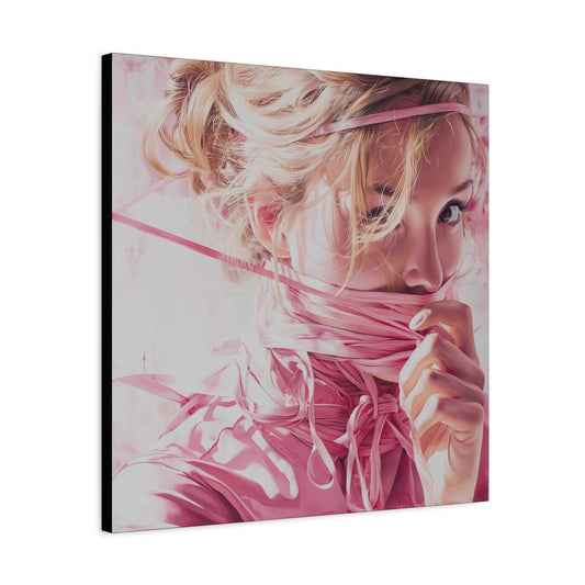 Gallery Wrapped Canvas, Ropes and Reverence Art Canvas, Erotic Shibari Art Canvas – Lilith