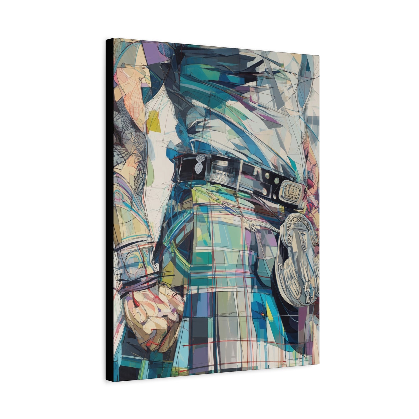 Gallery Wrapped Canvas, Kilts and Carnage Art Canvas, Erotic Pinup Art Canvas – Finn