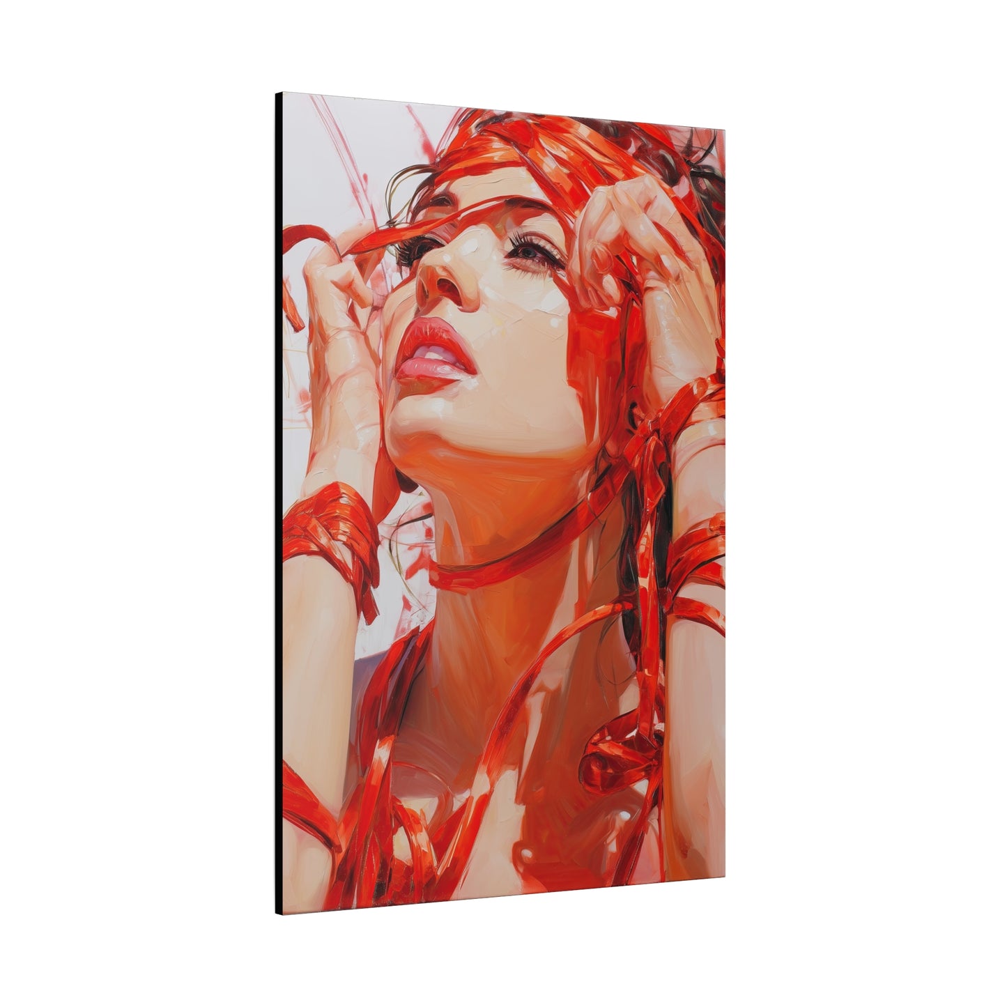 Gallery Wrapped Canvas, Ropes and Reverence Art Canvas, Erotic Shibari Art Canvas – Isolde