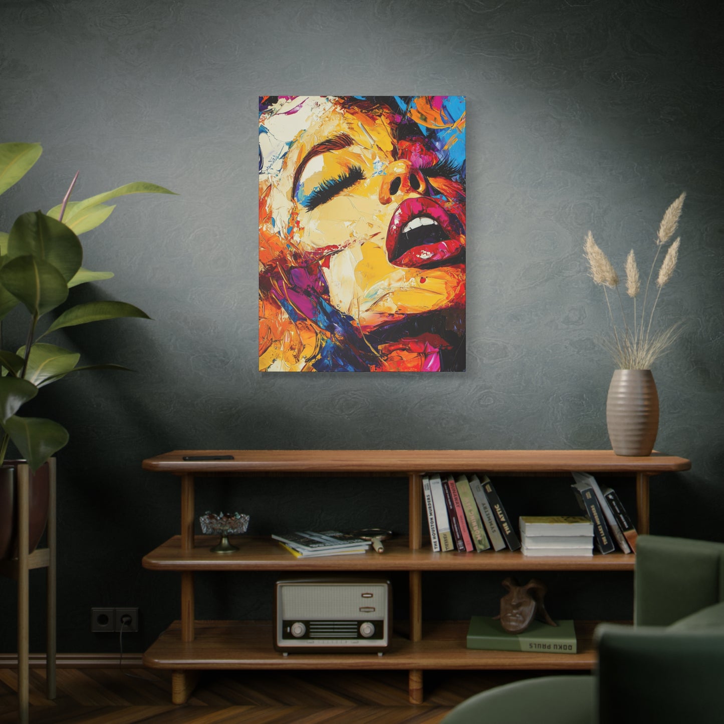 Gallery Wrapped Canvas, Guilt and Grit Adult Art Canvas, Erotic Pinup Art Canvas – Ivy