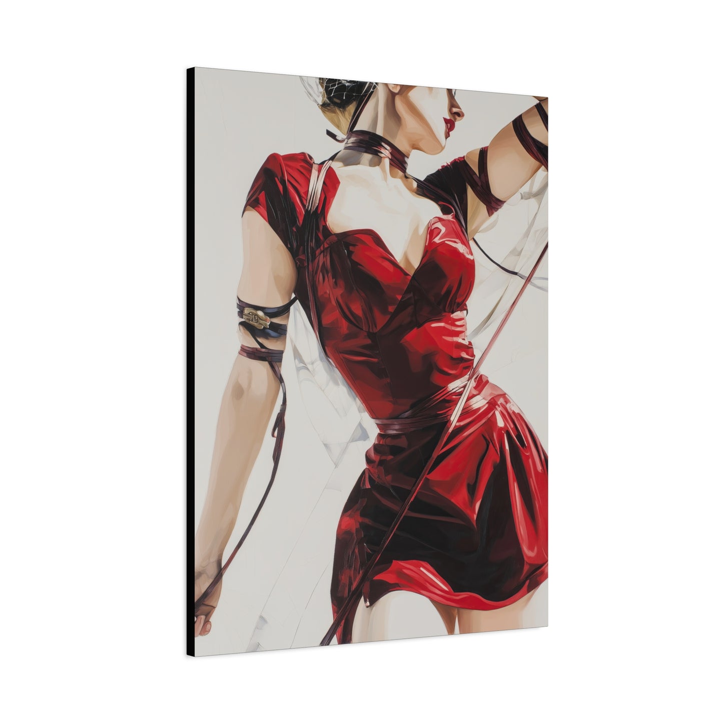 Gallery Wrapped Canvas, Ropes and Reverence Art Canvas, Erotic Shibari Art Canvas – Yumi