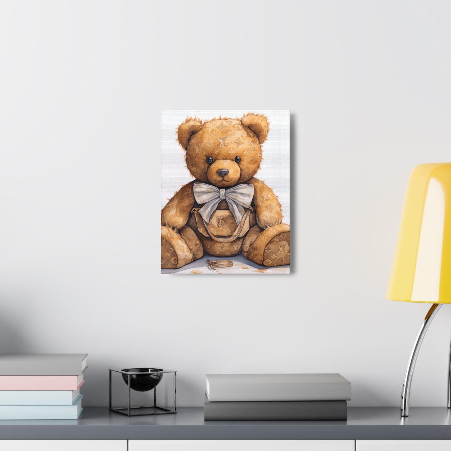 Canvas Gallery Wrap - LV Bear Wall Art - Ring