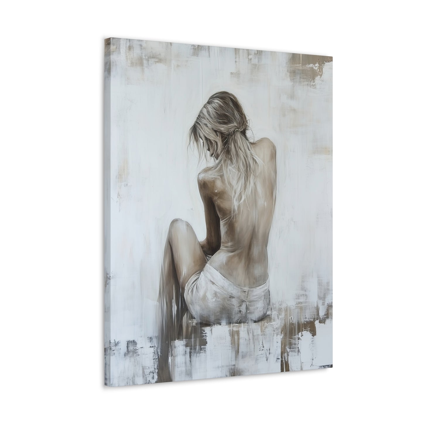 Gallery Wrapped Canvas, Sinners and Saints Art Canvas, Erotic Pinup Art Canvas – Katherine