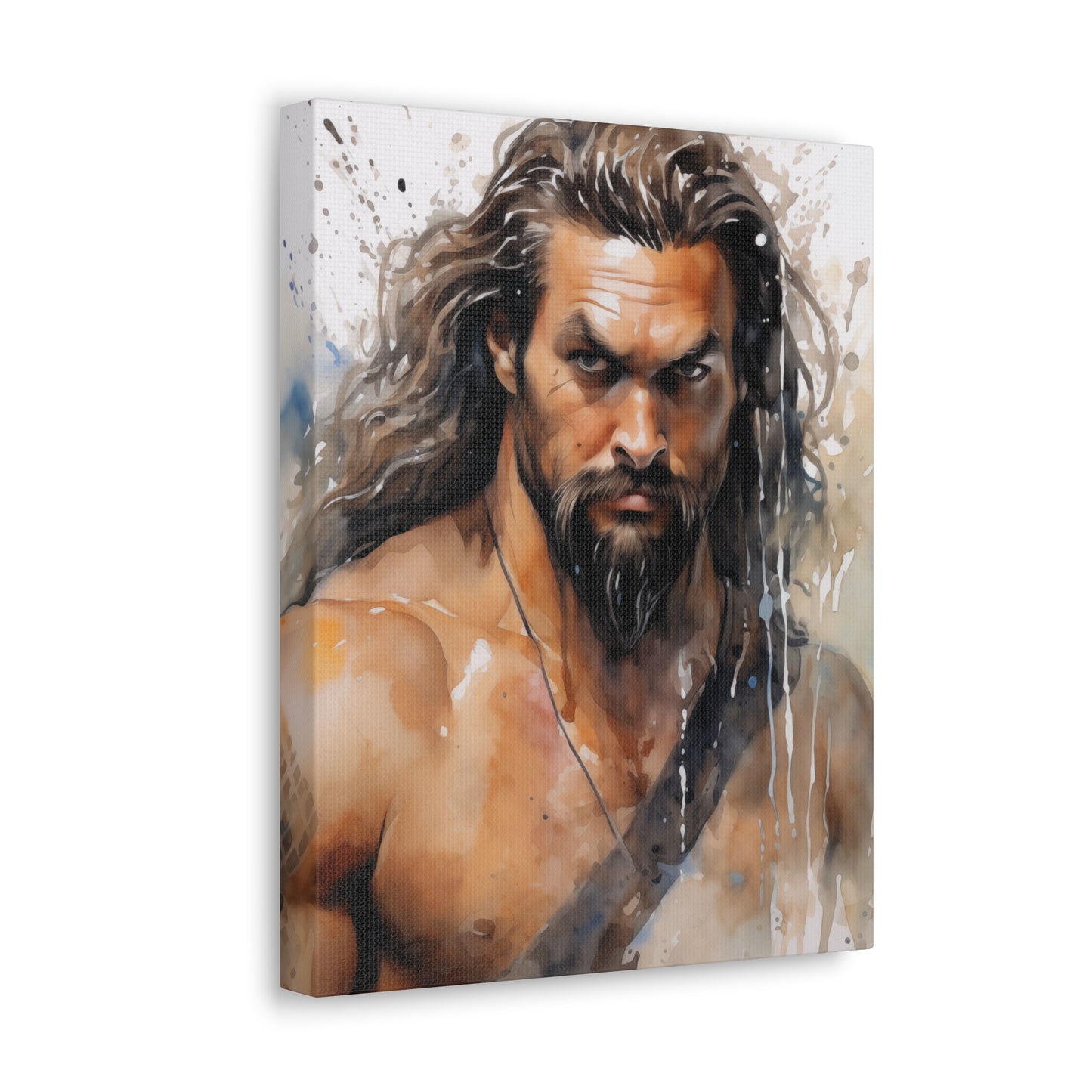 Gallery Wrapped Canvas, Celebrity Inspired, Pop Art Canvas – Jason