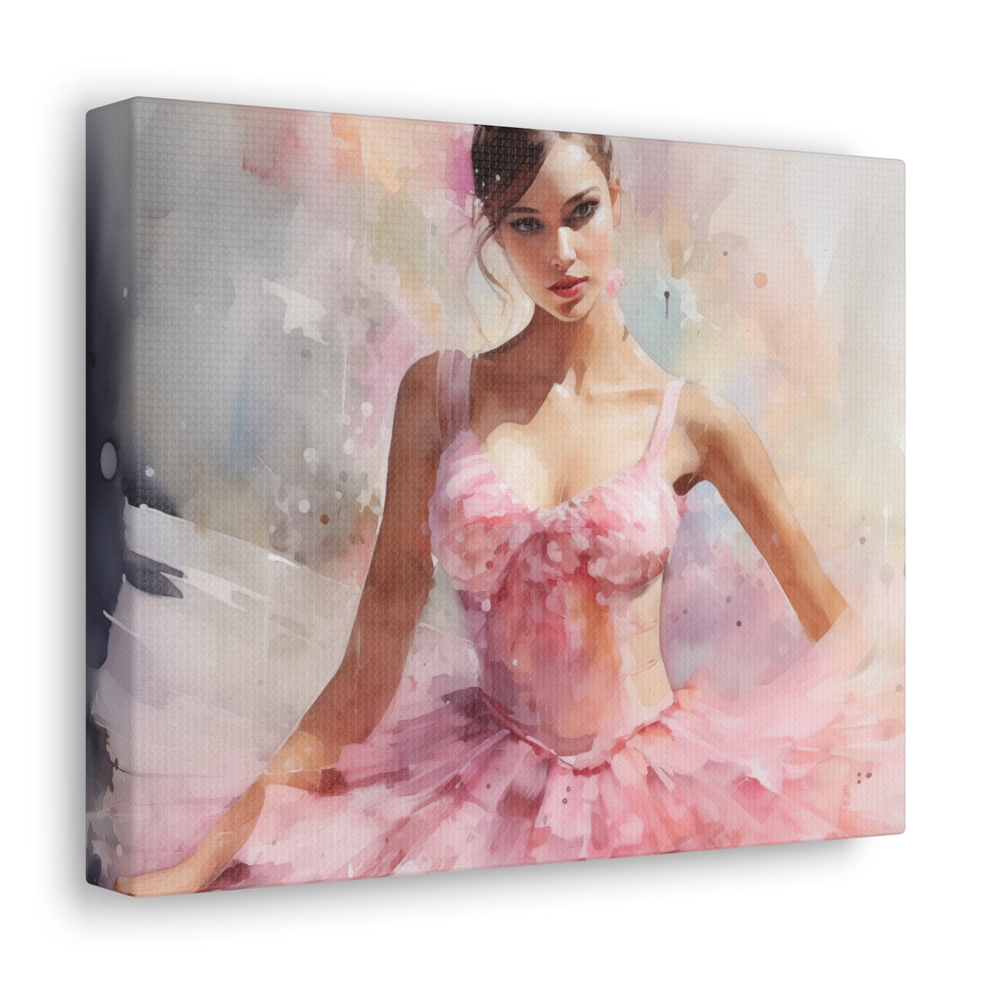 Gallery Wrapped Canvas, Ballerina Beauty, Ballet Art Canvas – Lily