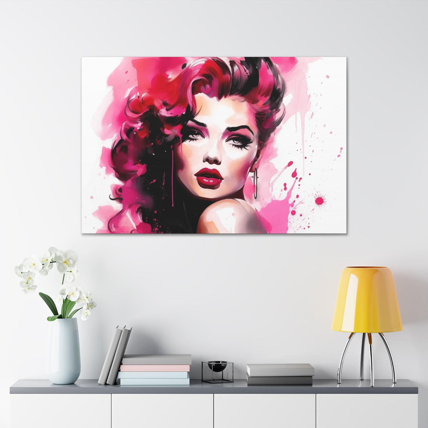 Canvas Wall Art, Gallery Wrapped Pop Art, Diva Wall Art – Thalia