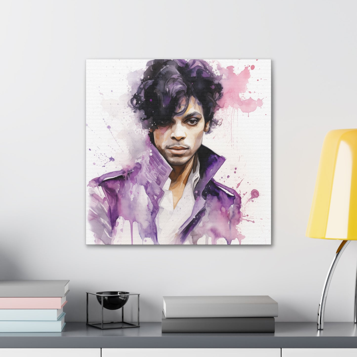 Gallery Wrapped Canvas, Celebrity Inspired, Pop Art Canvas – Prince Rogers