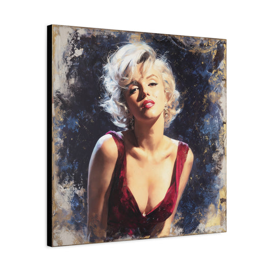 Gallery Wrapped Canvas, The Diva Project Art Canvas, Pinup Art Canvas – Marilyn Monroe - SEVEN