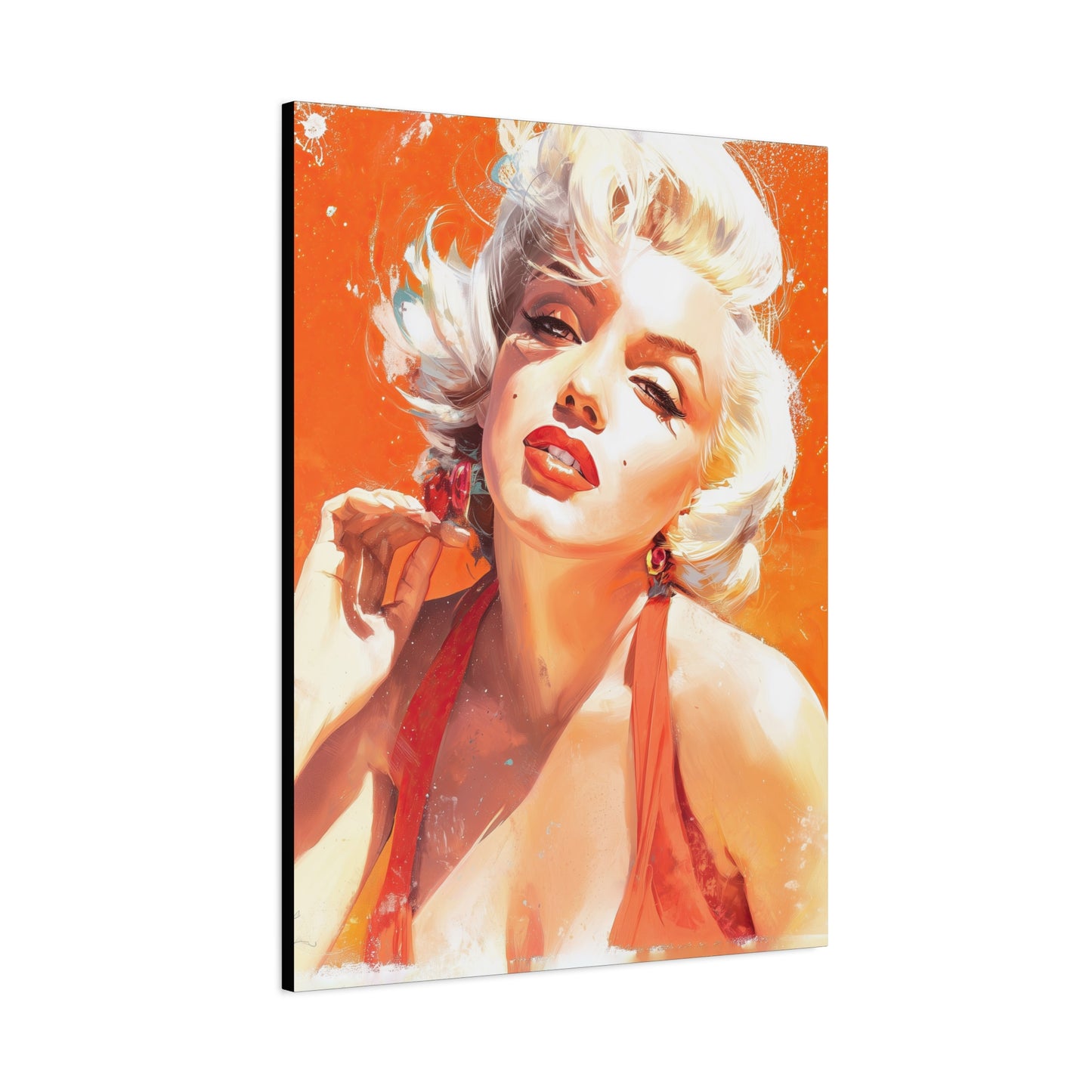 Gallery Wrapped Canvas, The Diva Project Art Canvas, Pinup Art Canvas – Marilyn Monroe - THREE