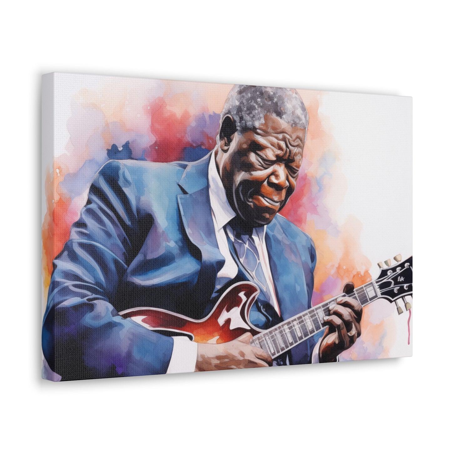 Gallery Wrapped Canvas, Celebrity Inspired, Pop Art Canvas – The King Also