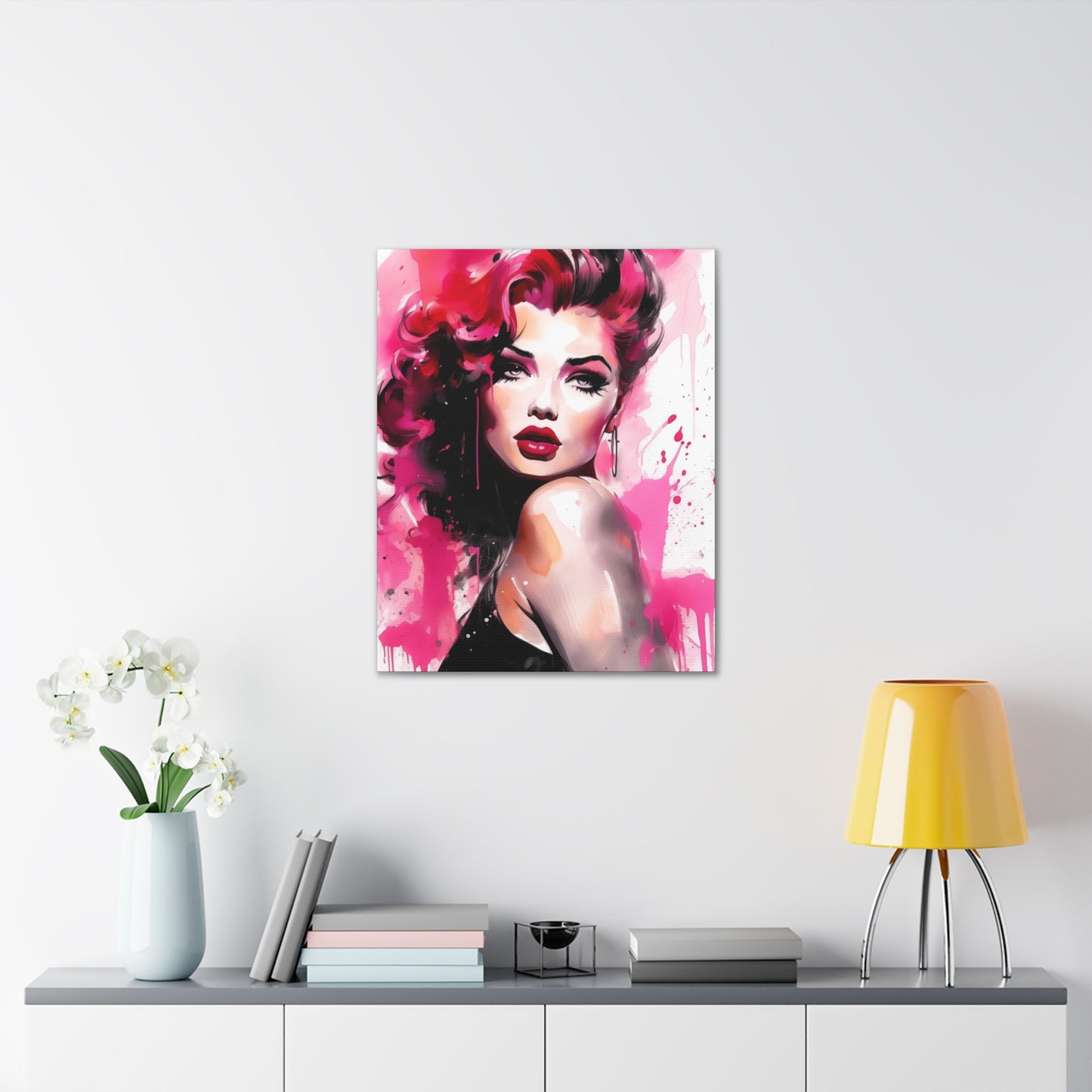 Canvas Wall Art, Gallery Wrapped Pop Art, Diva Wall Art – Thalia