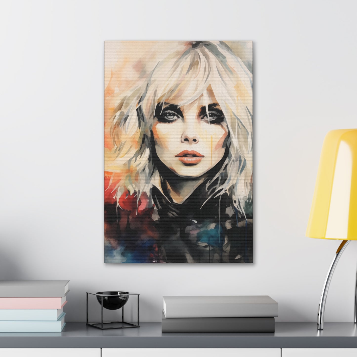 Gallery Wrapped Canvas, Celebrity Inspired, Pop Art Canvas – Debbie