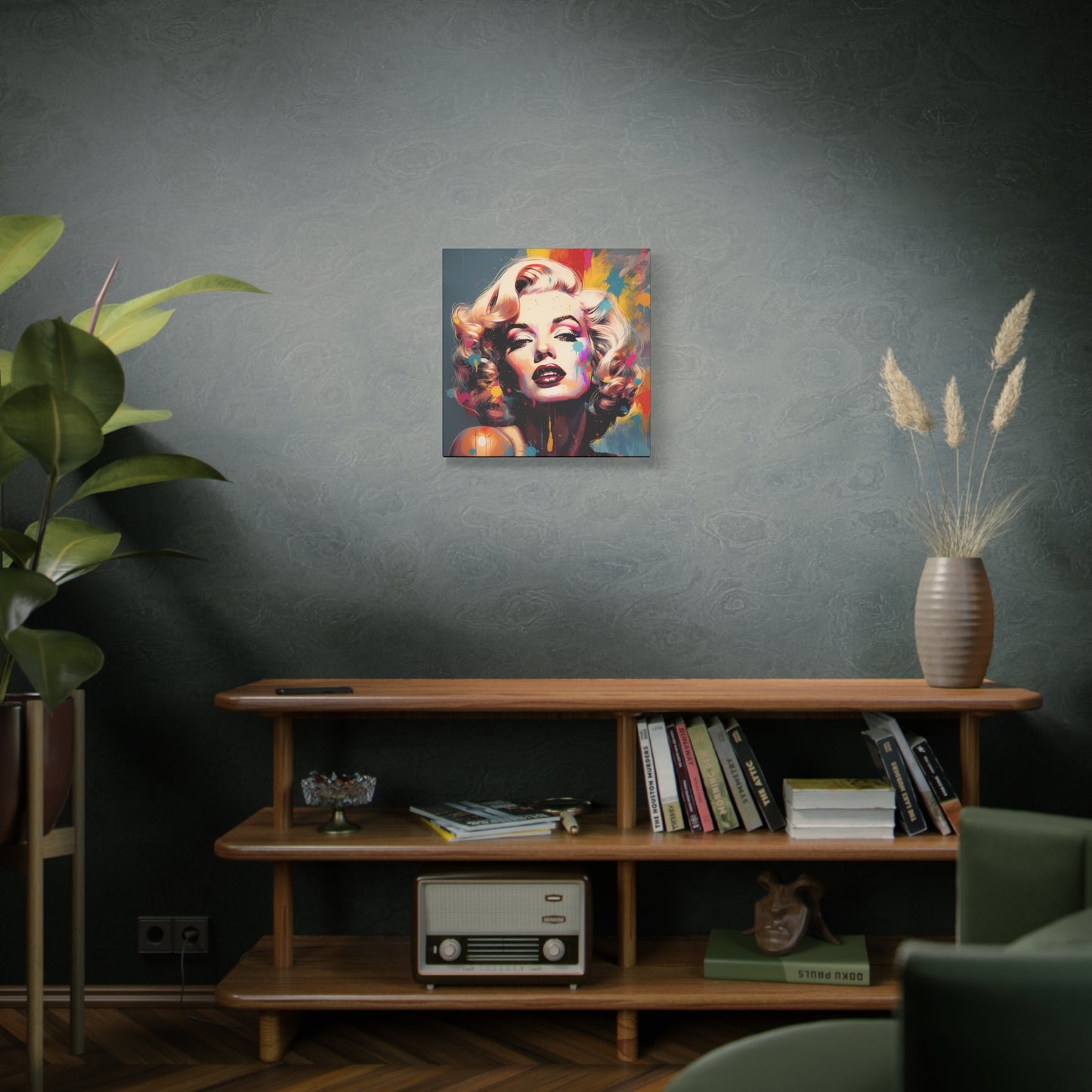 Canvas Wall Art, Gallery Wrapped Pop Art, Celebrity Wall Art – Marilyn Monroe - Abstract