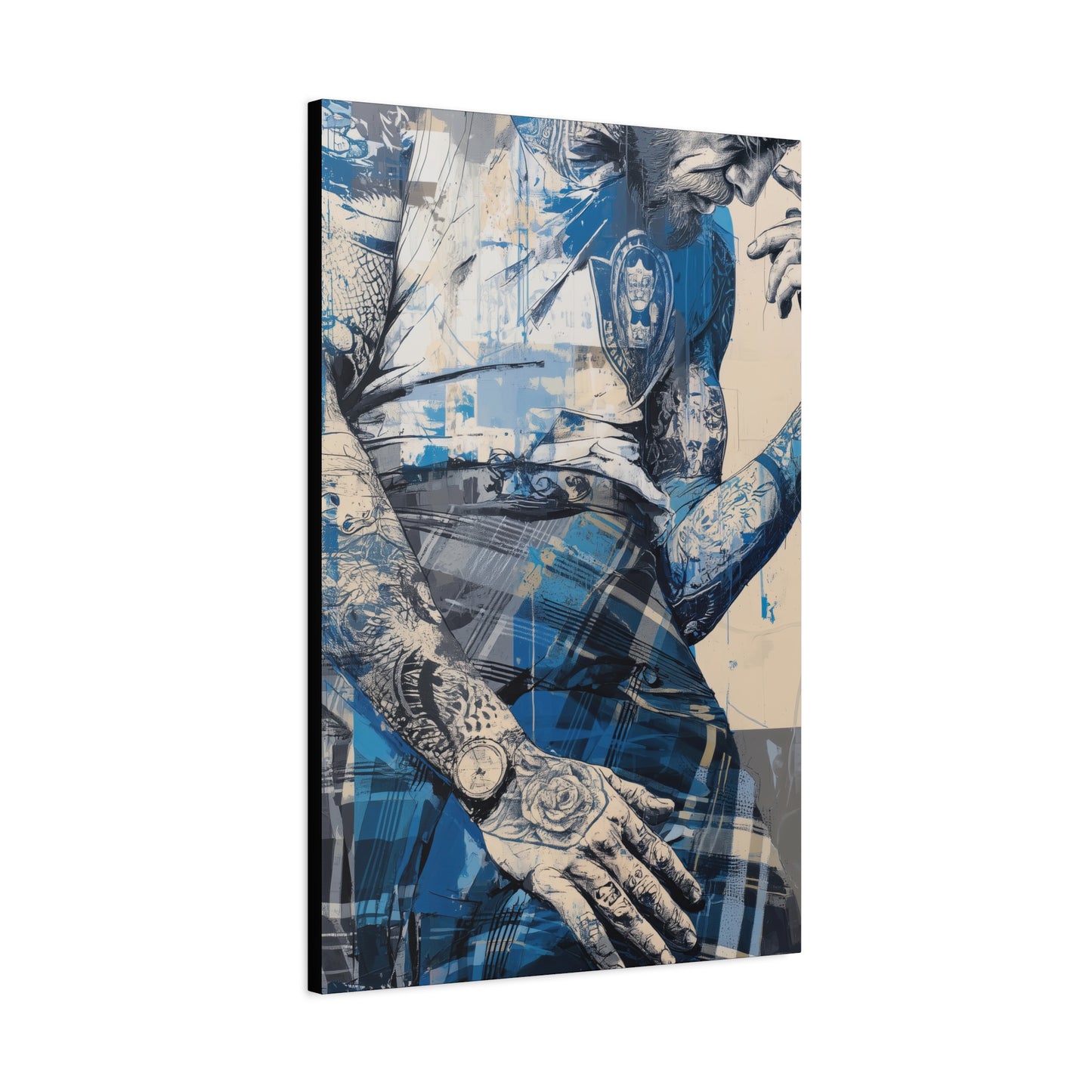 Gallery Wrapped Canvas, Kilts and Carnage Art Canvas, Erotic Pinup Art Canvas – Connor