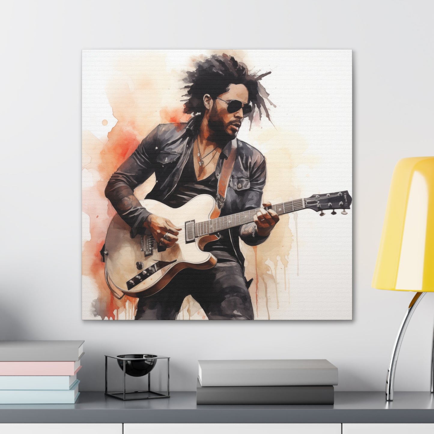 Gallery Wrapped Canvas, Celebrity Inspired, Pop Art Canvas – Lenny Also