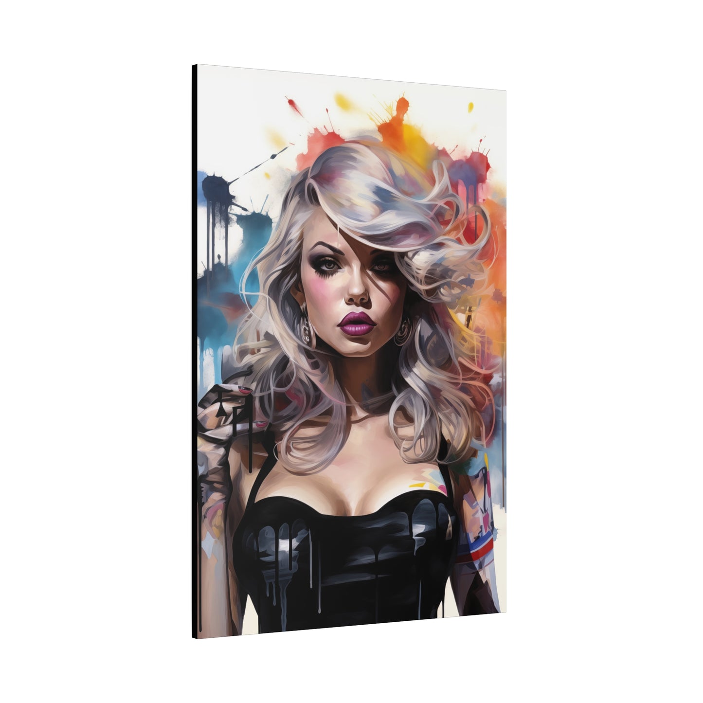 Canvas Wall Art, Gallery Wrapped Pop Art, Femme Doll Wall Art – Zephyr
