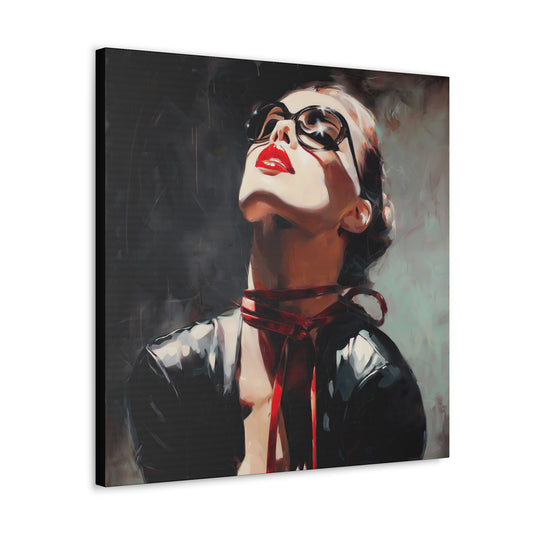 Gallery Wrapped Canvas, Ropes and Reverence Art Canvas, Erotic Shibari Art Canvas – Scarlett