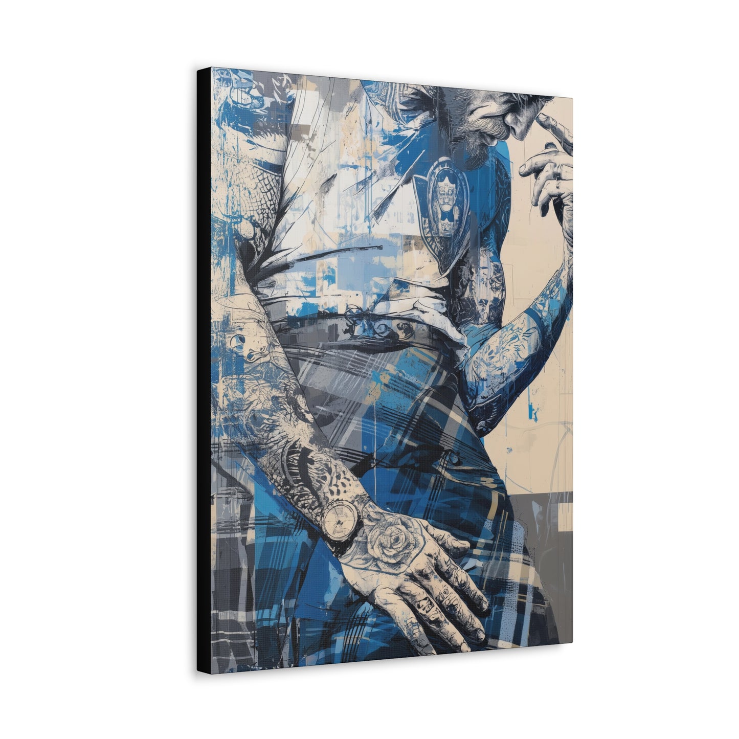 Gallery Wrapped Canvas, Kilts and Carnage Art Canvas, Erotic Pinup Art Canvas – Connor