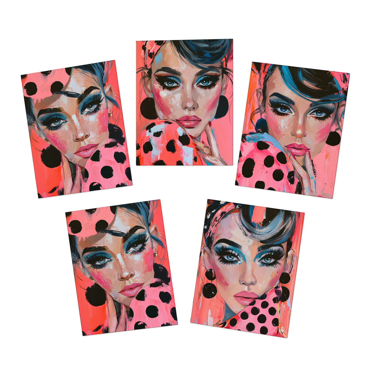 Cards Multi-Design Greeting Cards (5-Pack) - Sophie