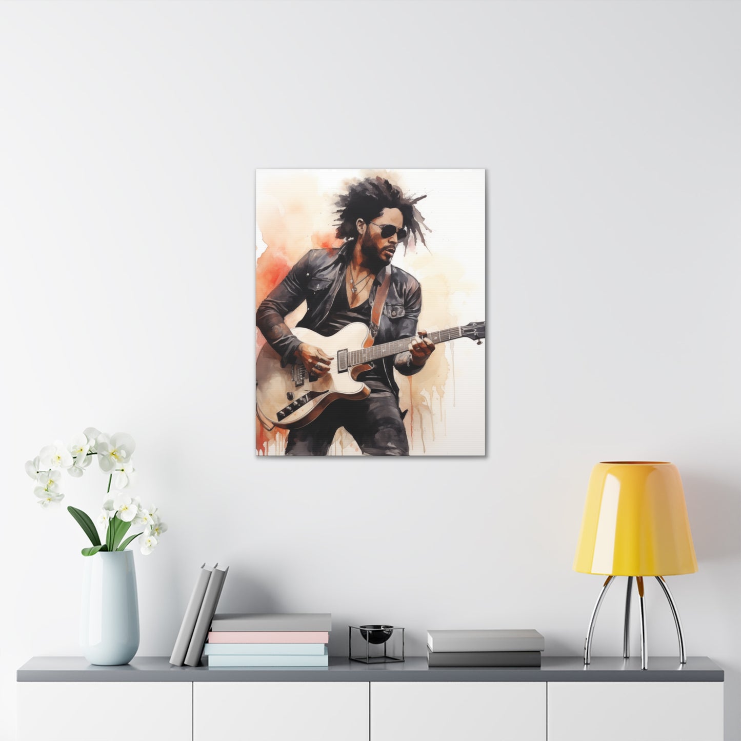 Gallery Wrapped Canvas, Celebrity Inspired, Pop Art Canvas – Lenny Also