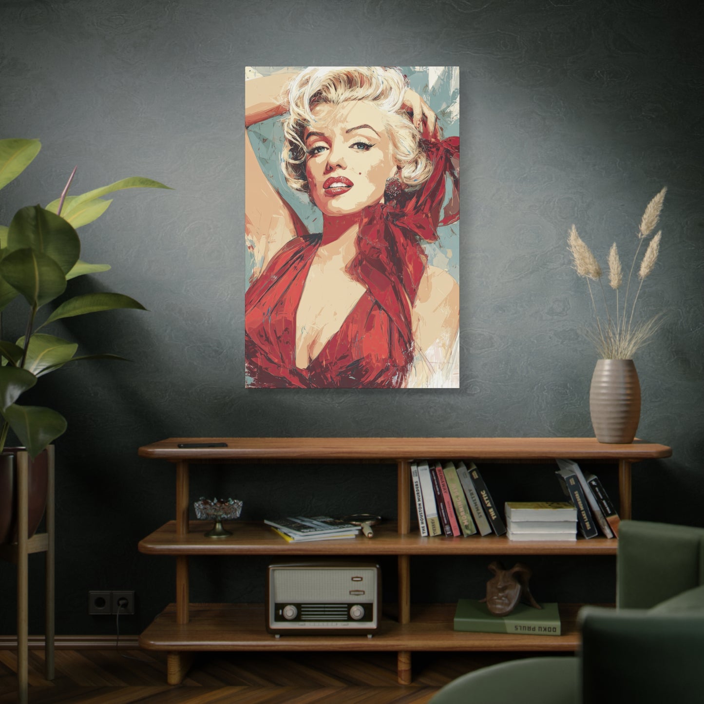 Gallery Wrapped Canvas, The Diva Project Art Canvas, Pinup Art Canvas – Marilyn Monroe - ONE