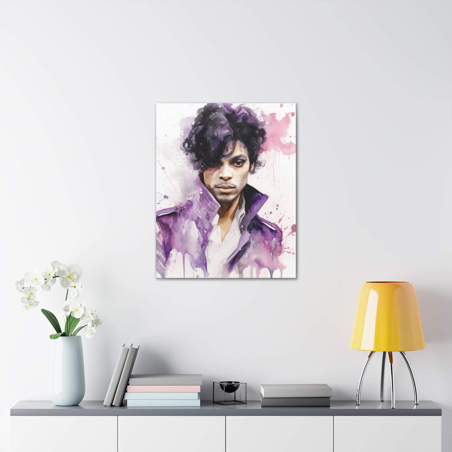 Gallery Wrapped Canvas, Celebrity Inspired, Pop Art Canvas – Prince Rogers