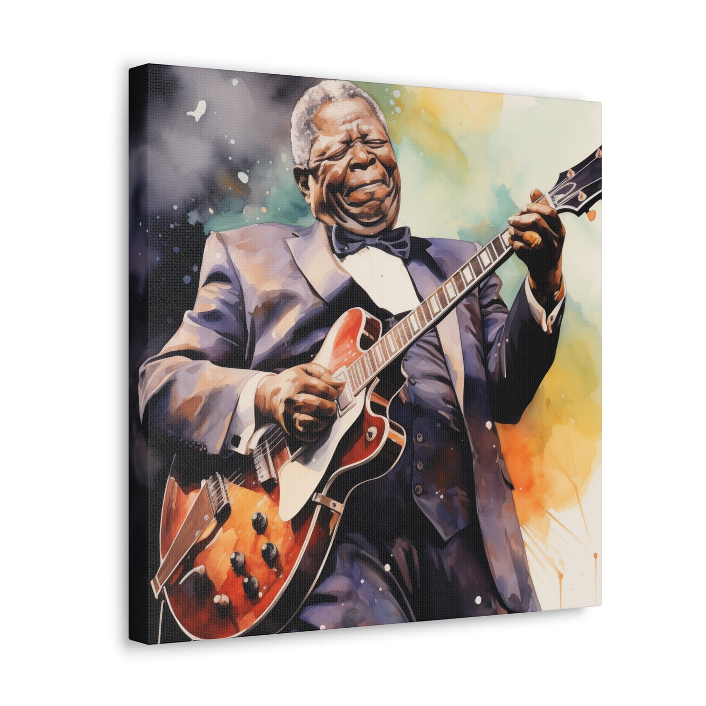 Gallery Wrapped Canvas, Celebrity Inspired, Pop Art Canvas – The King