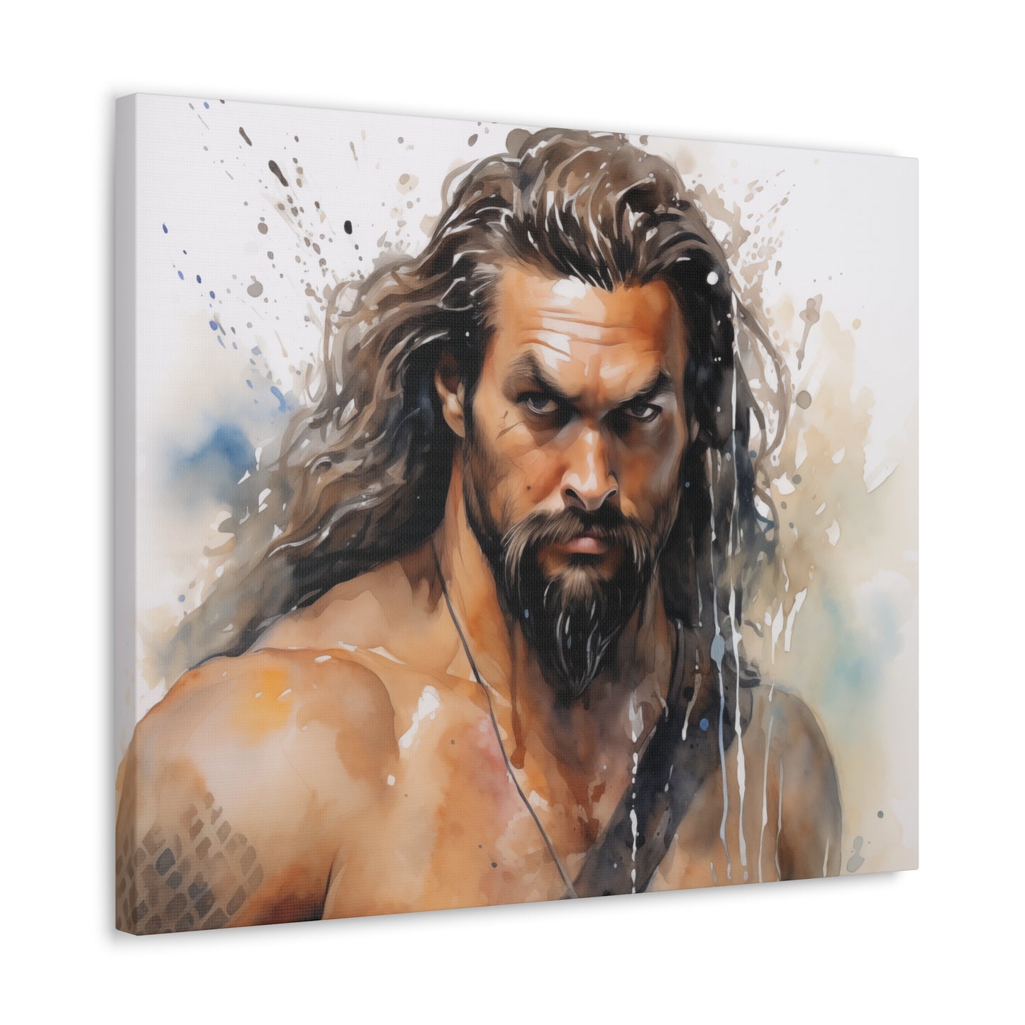 Gallery Wrapped Canvas, Celebrity Inspired, Pop Art Canvas – Jason