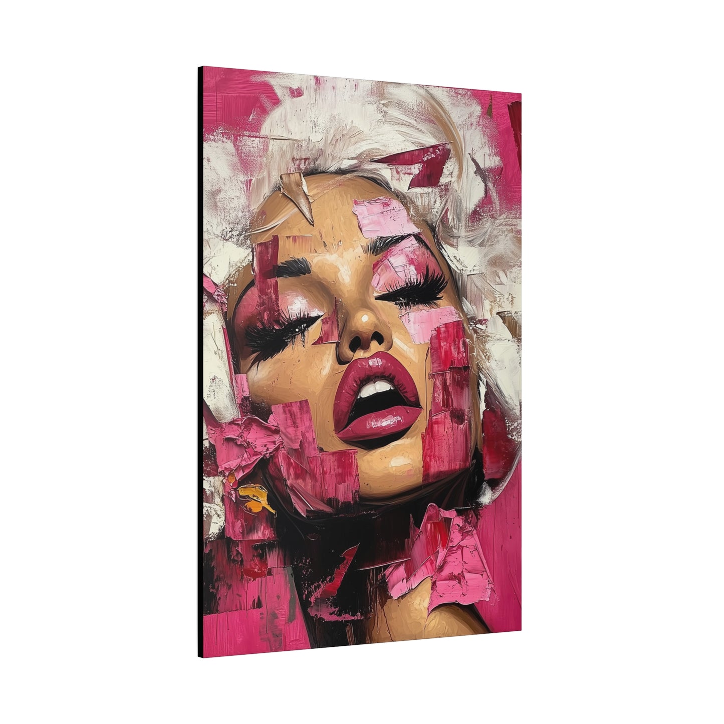 Gallery Wrapped Canvas, Guilt and Grit Adult Art Canvas, Erotic Pinup Art Canvas – Zora
