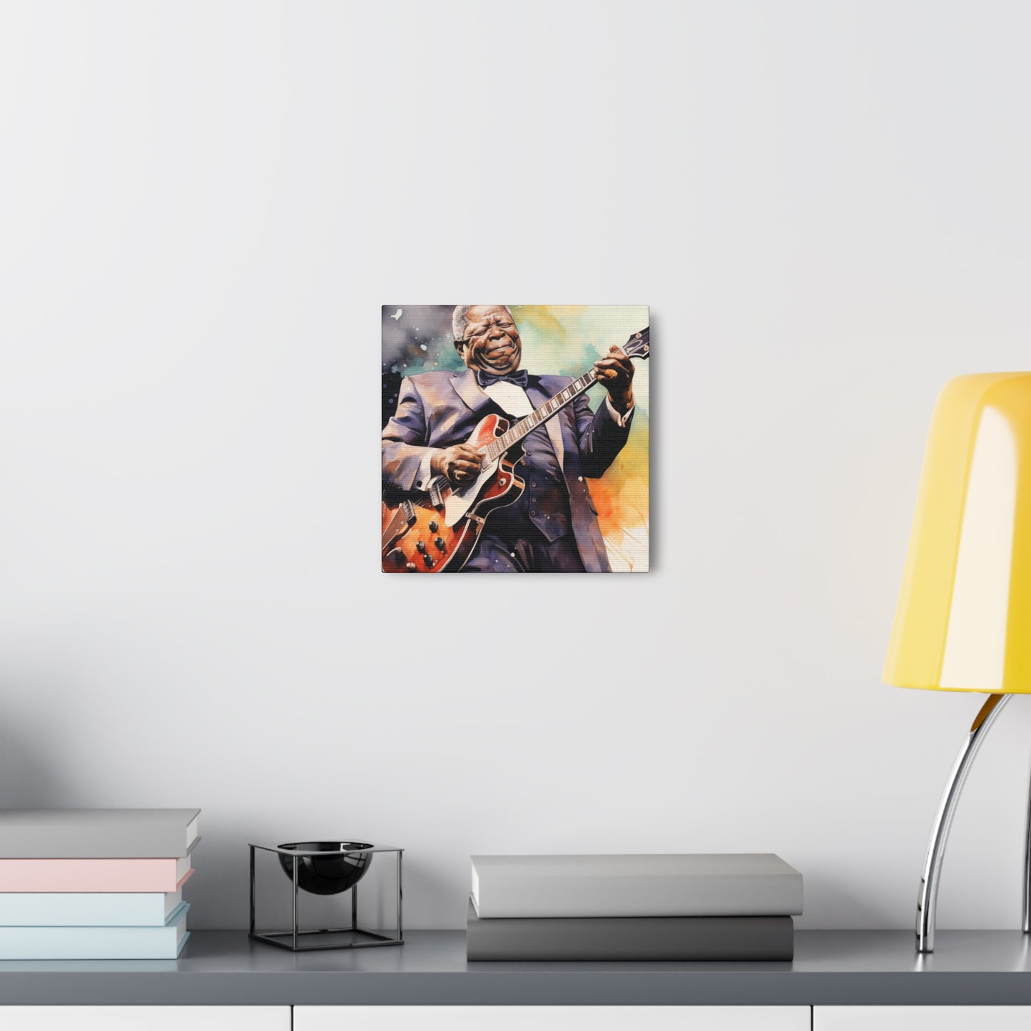 Gallery Wrapped Canvas, Celebrity Inspired, Pop Art Canvas – The King