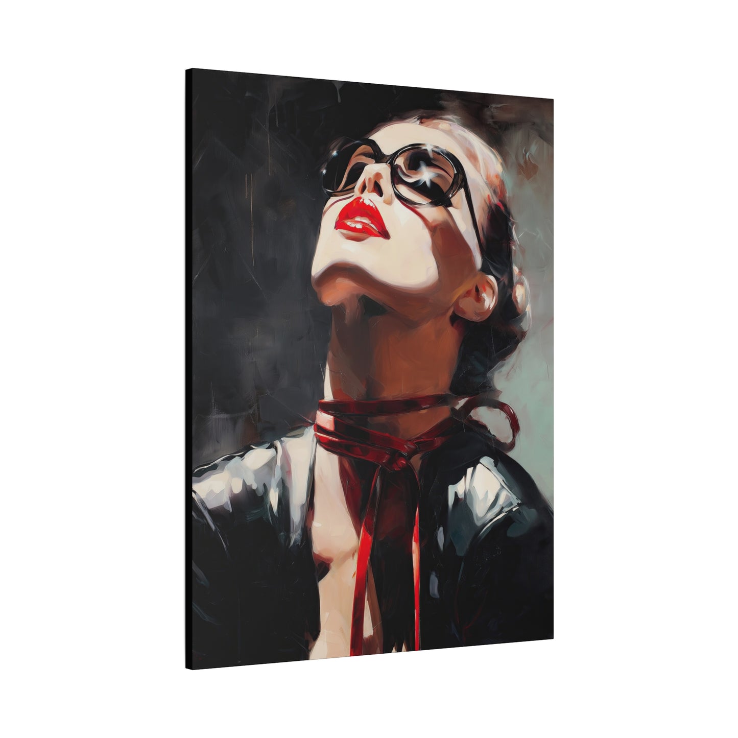 Gallery Wrapped Canvas, Ropes and Reverence Art Canvas, Erotic Shibari Art Canvas – Scarlett