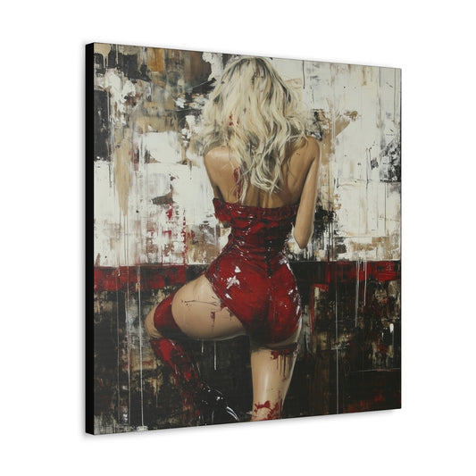 Gallery Wrapped Canvas, Sinners and Saints Art Canvas, Erotic Art Canvas – Veronica