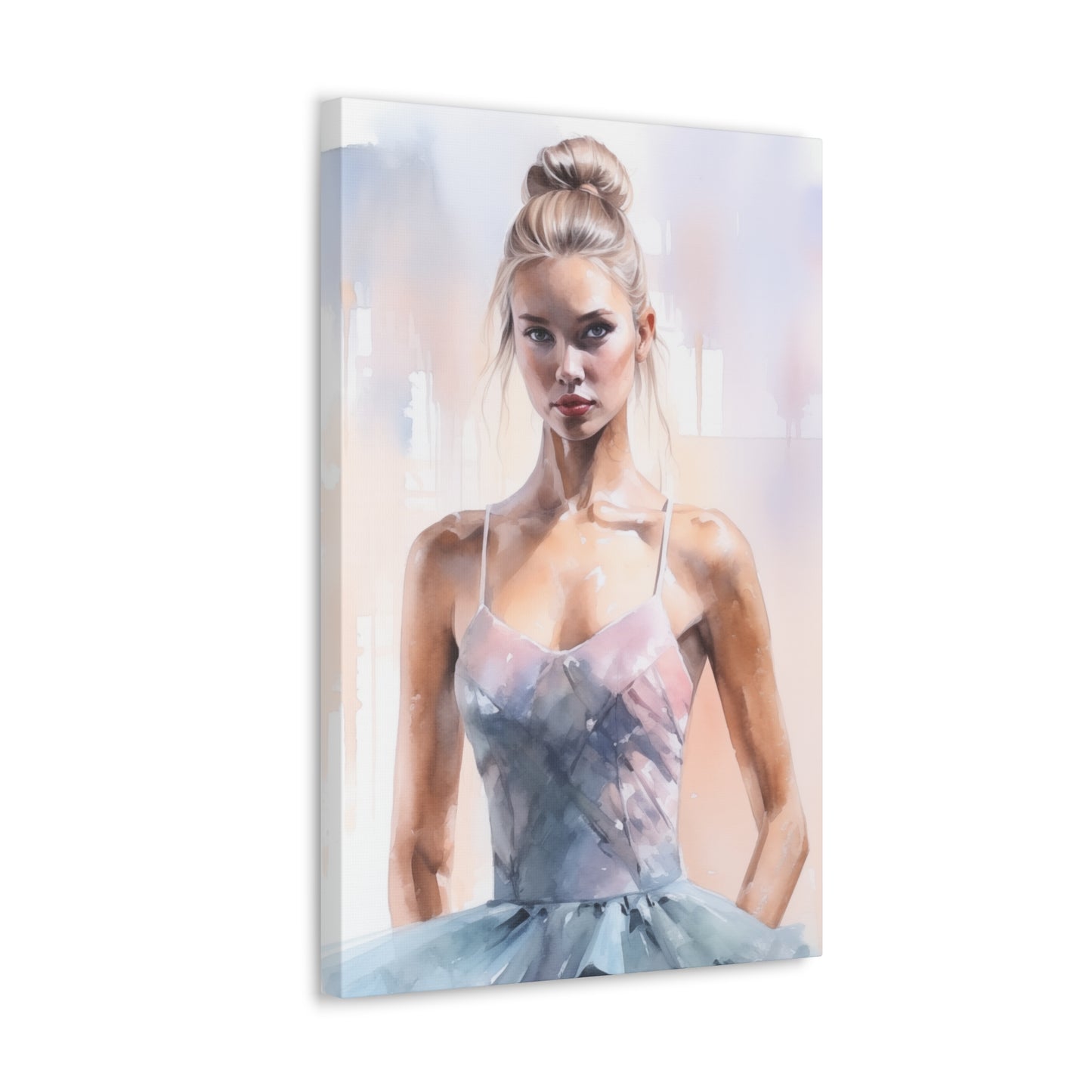 Gallery Wrapped Canvas, Ballerina Beauty, Ballet Art Canvas – Samantha