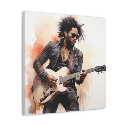 Gallery Wrapped Canvas, Celebrity Inspired, Pop Art Canvas – Lenny Also