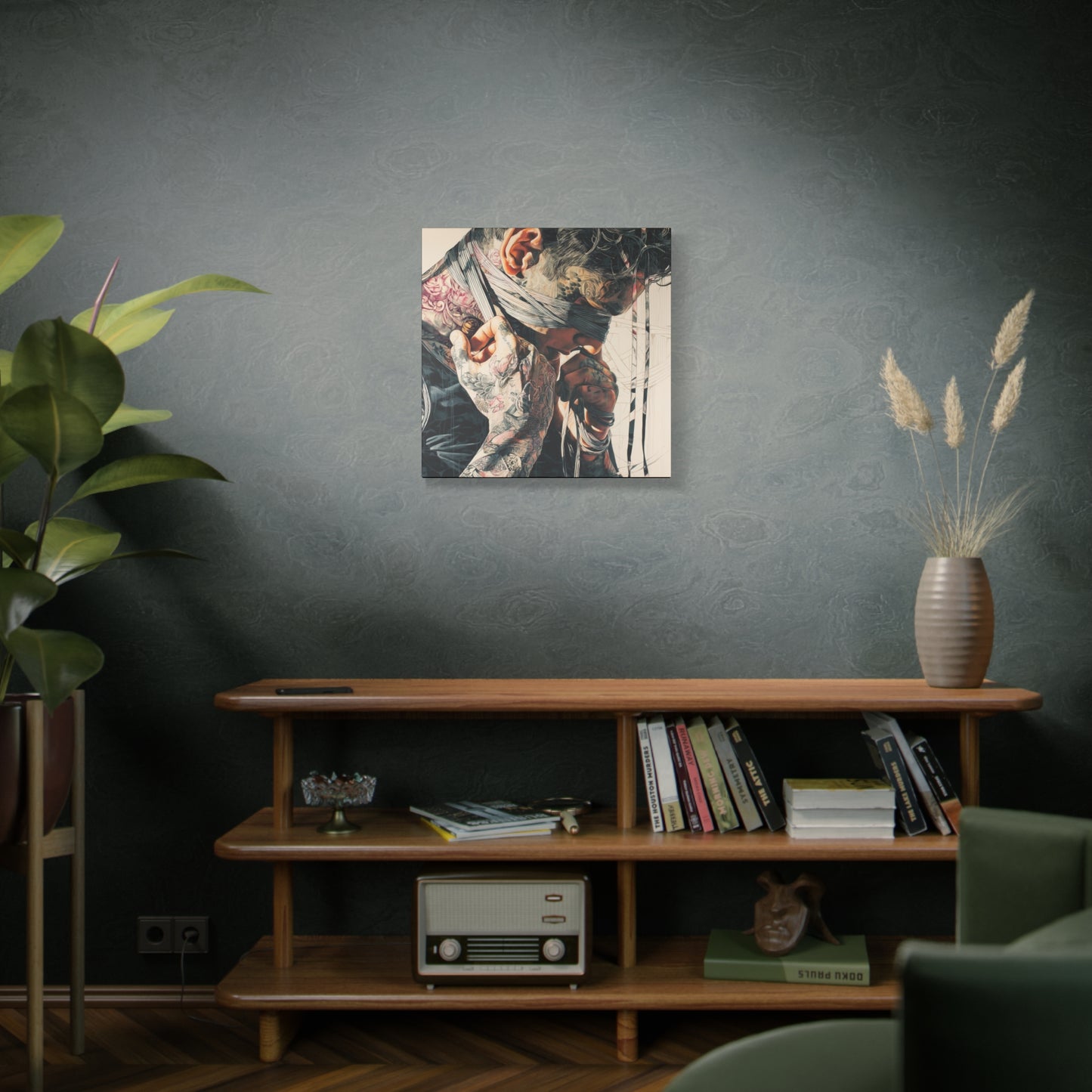 Gallery Wrapped Canvas, Ropes and Reverence Art Canvas, Erotic Shibari Art Canvas – Hiro