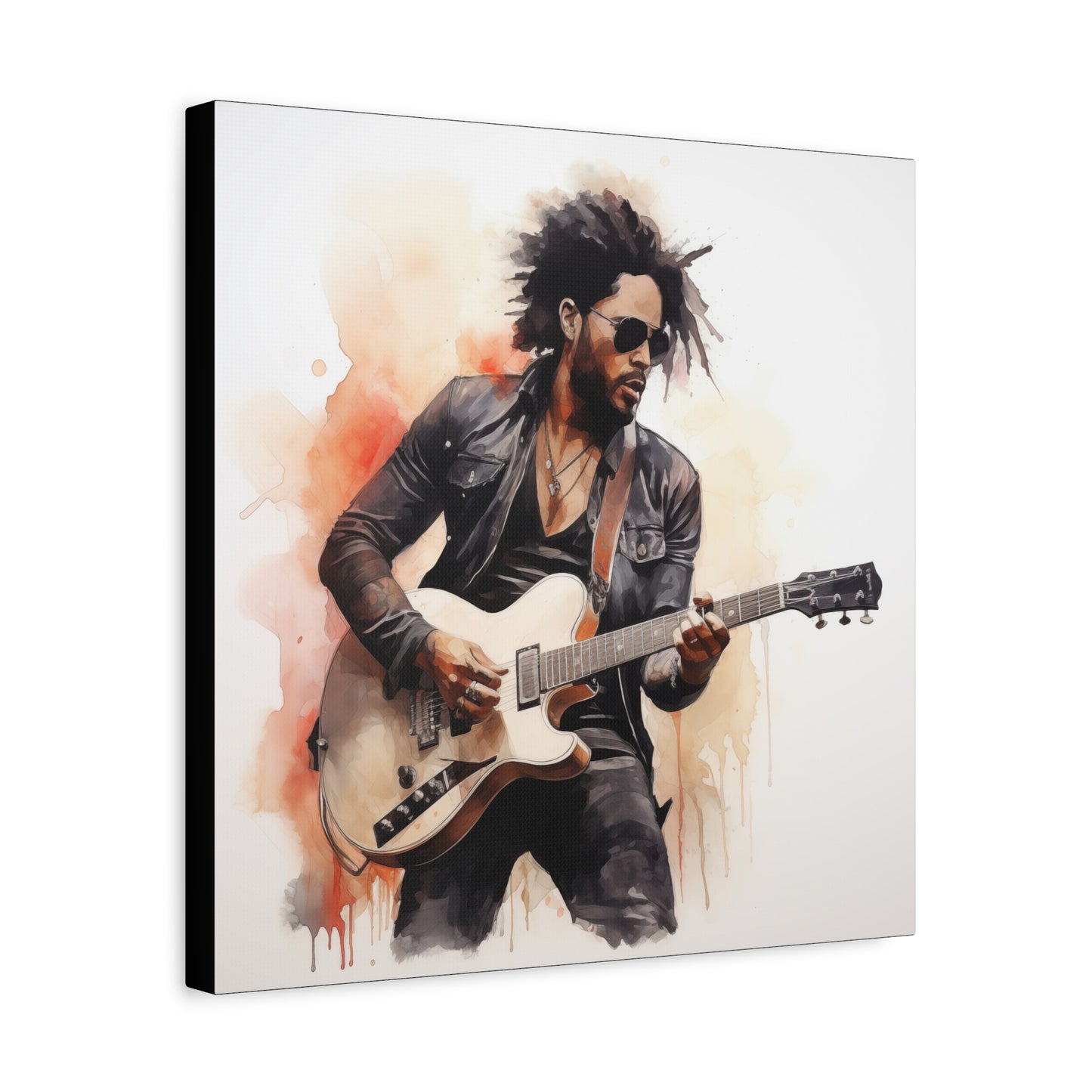 Gallery Wrapped Canvas, Celebrity Inspired, Pop Art Canvas – Lenny