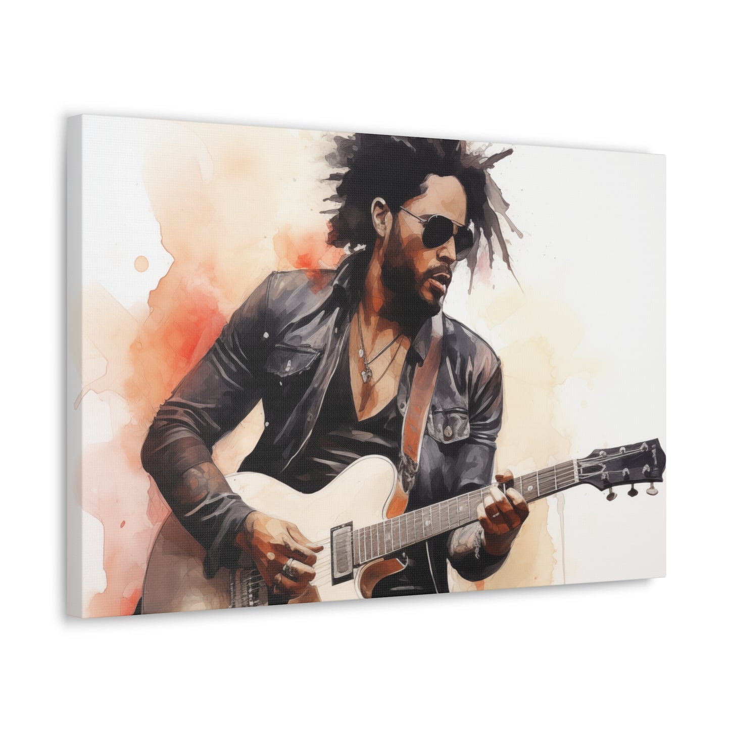 Gallery Wrapped Canvas, Celebrity Inspired, Pop Art Canvas – Lenny Also