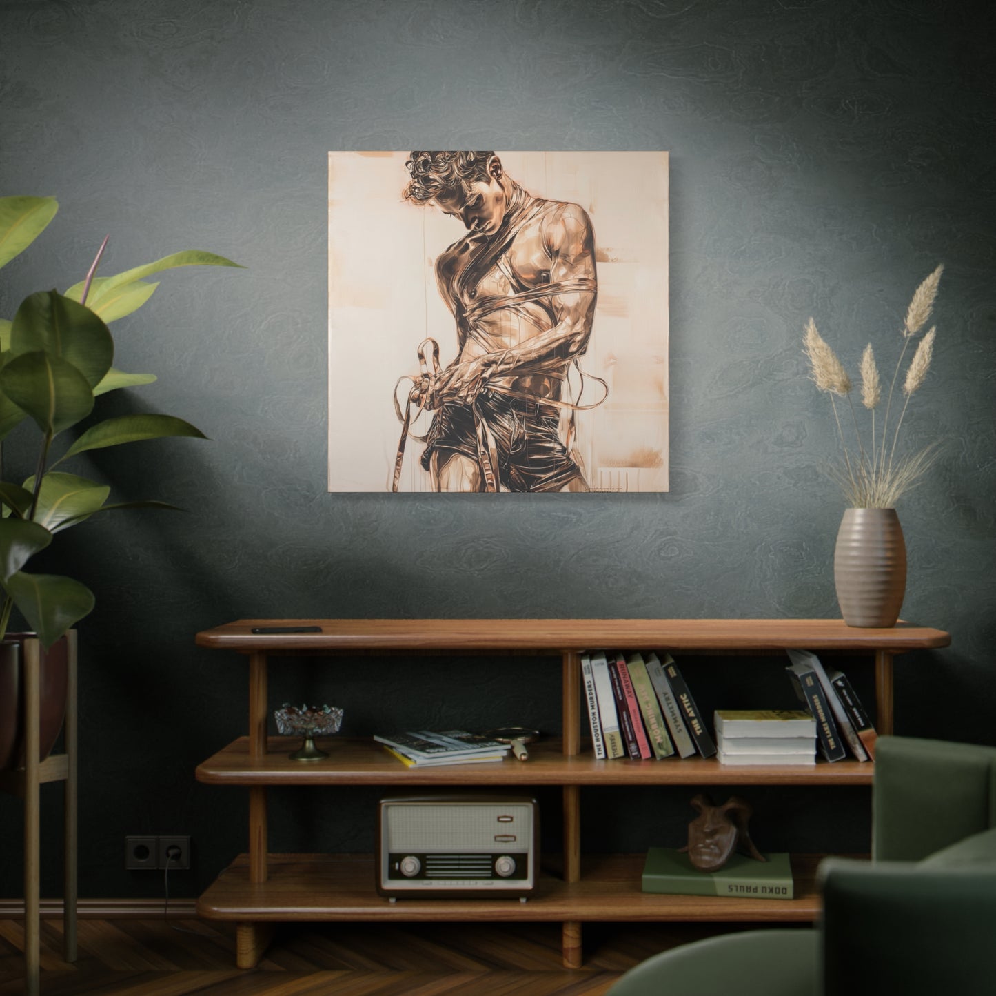 Gallery Wrapped Canvas, Ropes and Reverence Art Canvas, Erotic Shibari Art Canvas – Orion