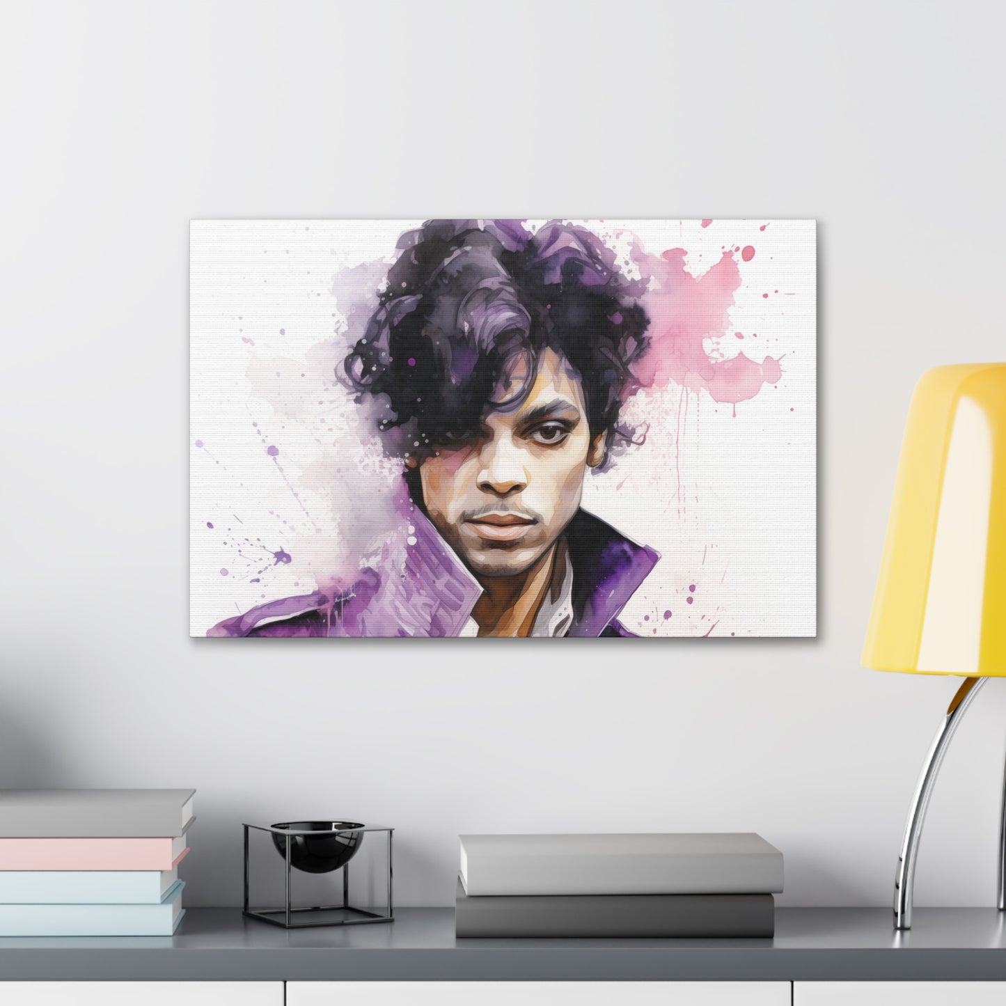 Gallery Wrapped Canvas, Celebrity Inspired, Pop Art Canvas – Prince Rogers