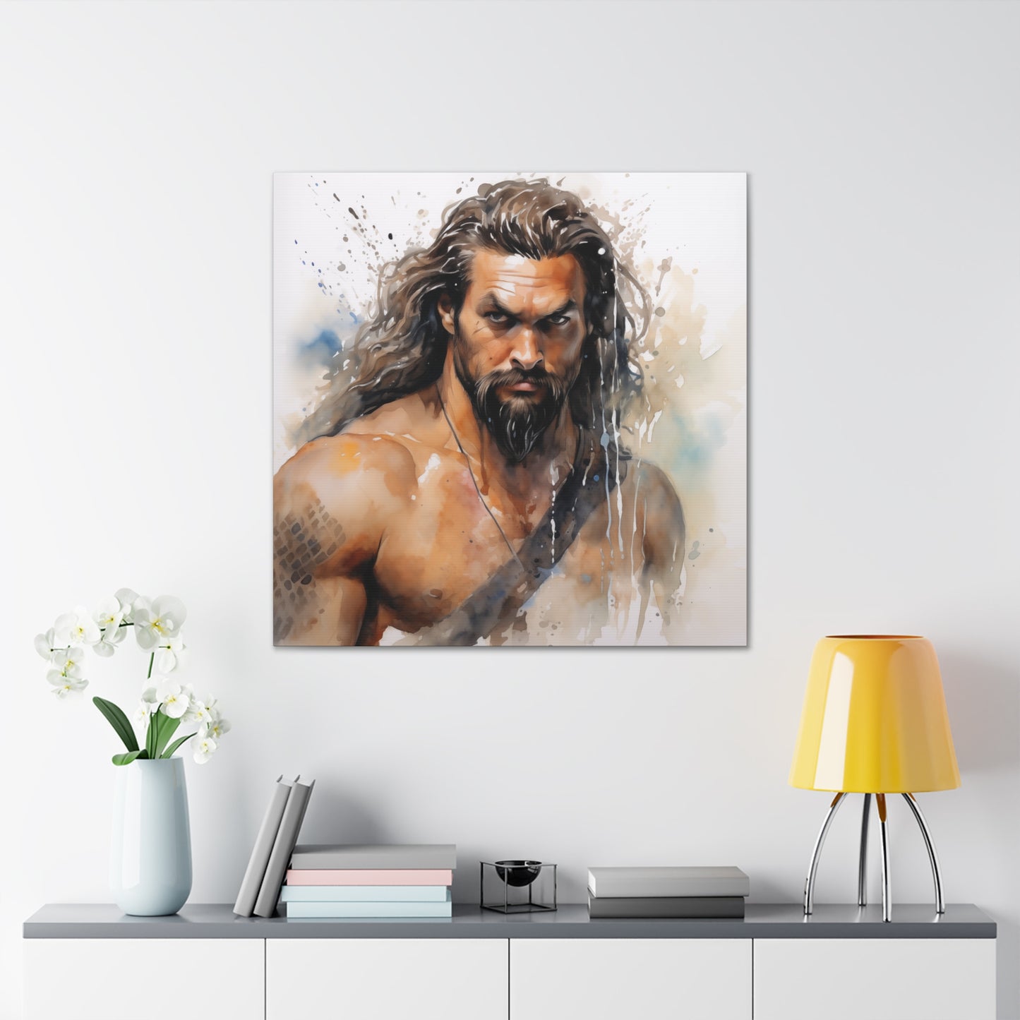 Gallery Wrapped Canvas, Celebrity Inspired, Pop Art Canvas – Jason