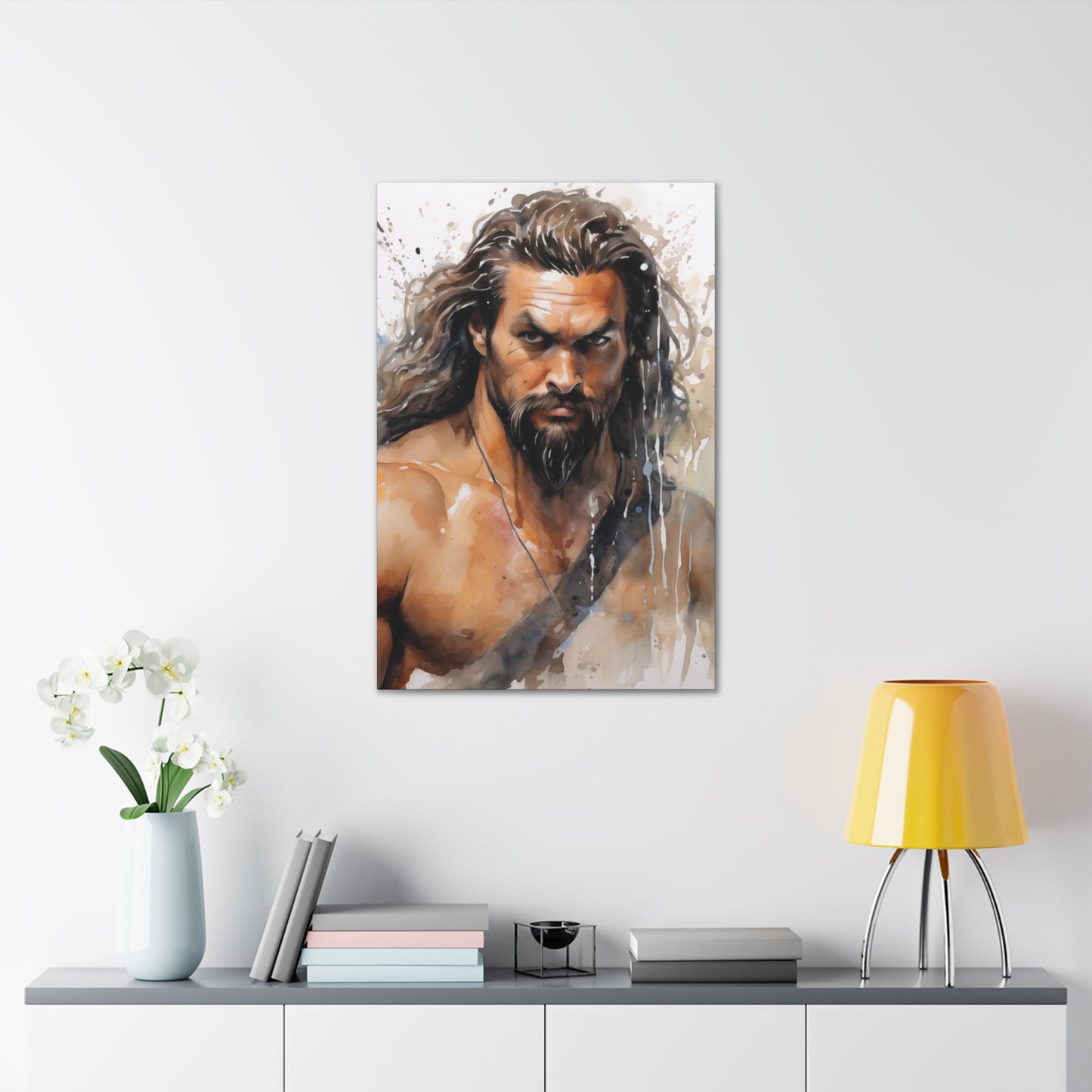 Gallery Wrapped Canvas, Celebrity Inspired, Pop Art Canvas – Jason