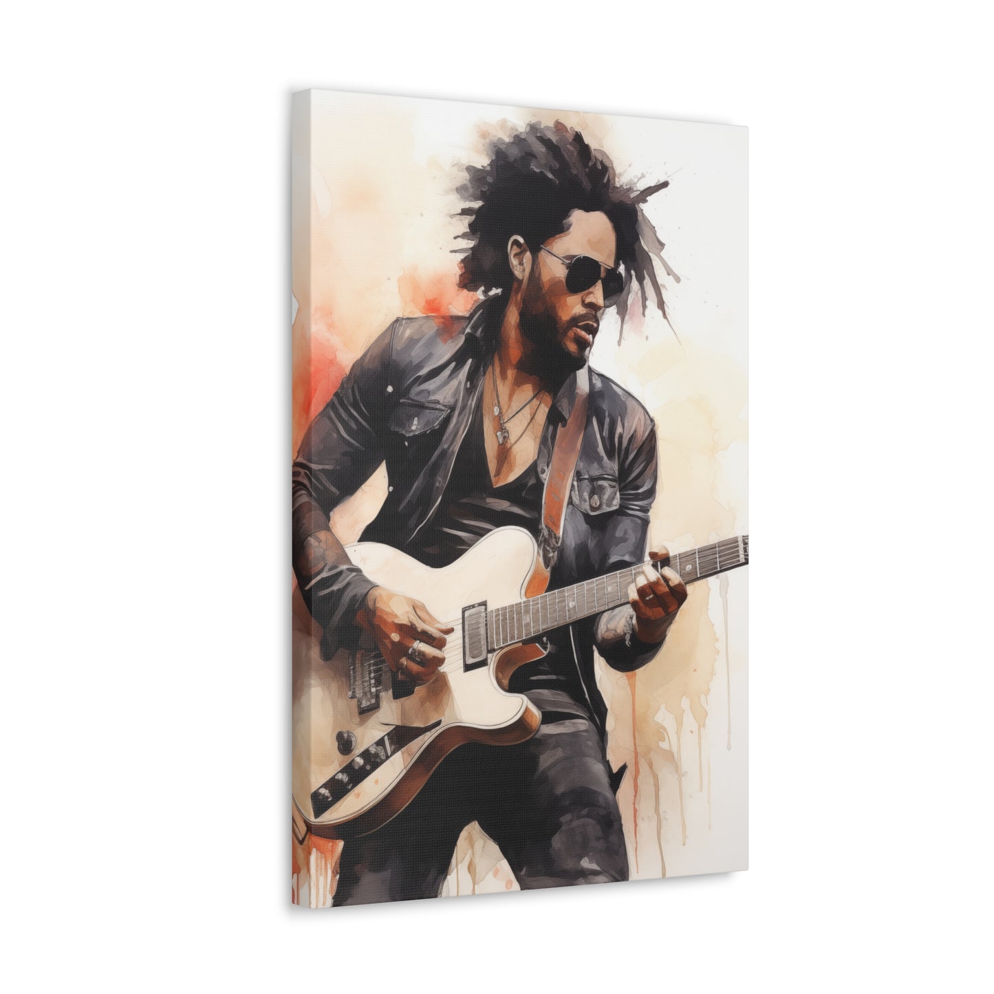 Gallery Wrapped Canvas, Celebrity Inspired, Pop Art Canvas – Lenny Also