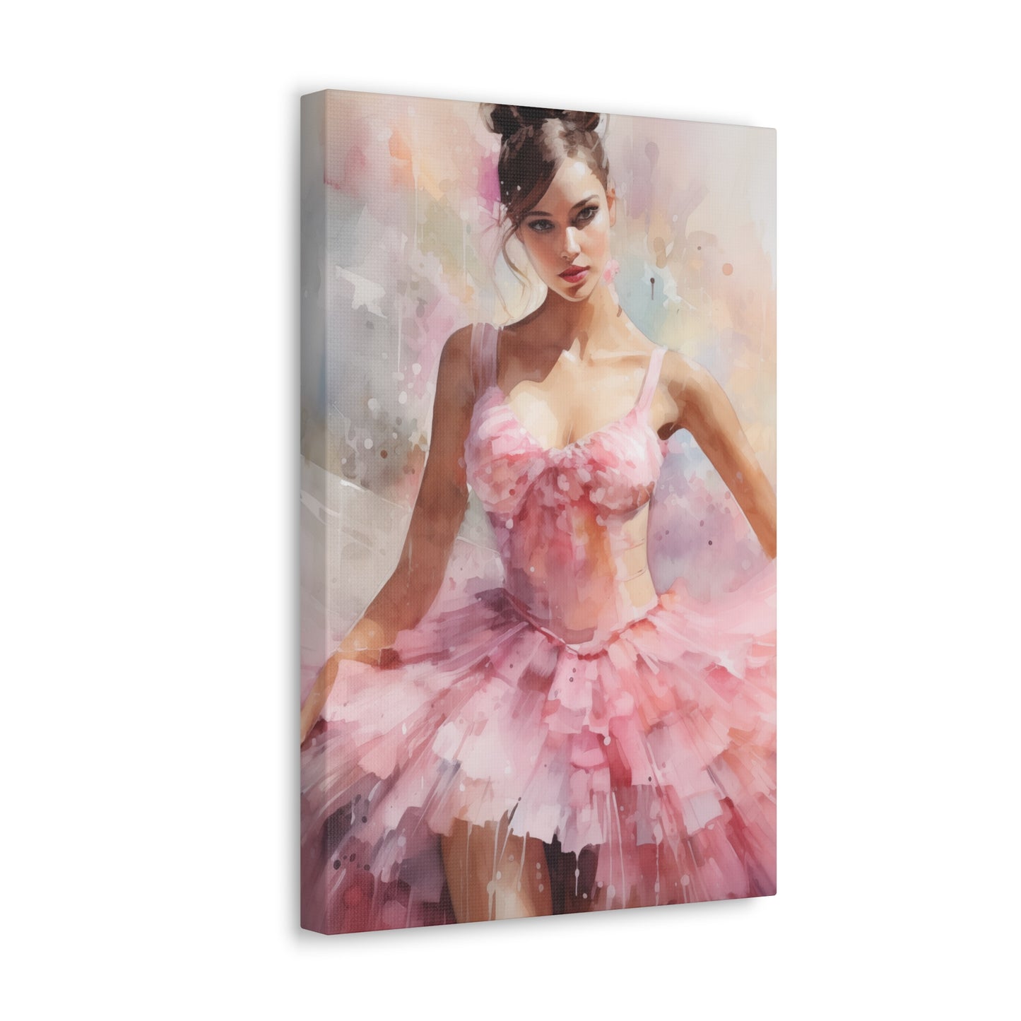 Gallery Wrapped Canvas, Ballerina Beauty, Ballet Art Canvas – Lily