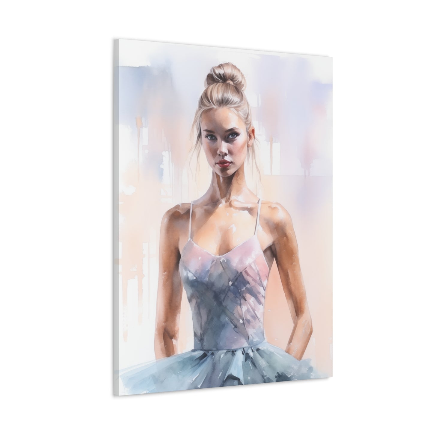 Gallery Wrapped Canvas, Ballerina Beauty, Ballet Art Canvas – Samantha
