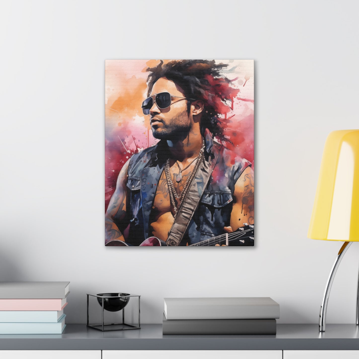 Gallery Wrapped Canvas, Celebrity Inspired, Pop Art Canvas – Lenny